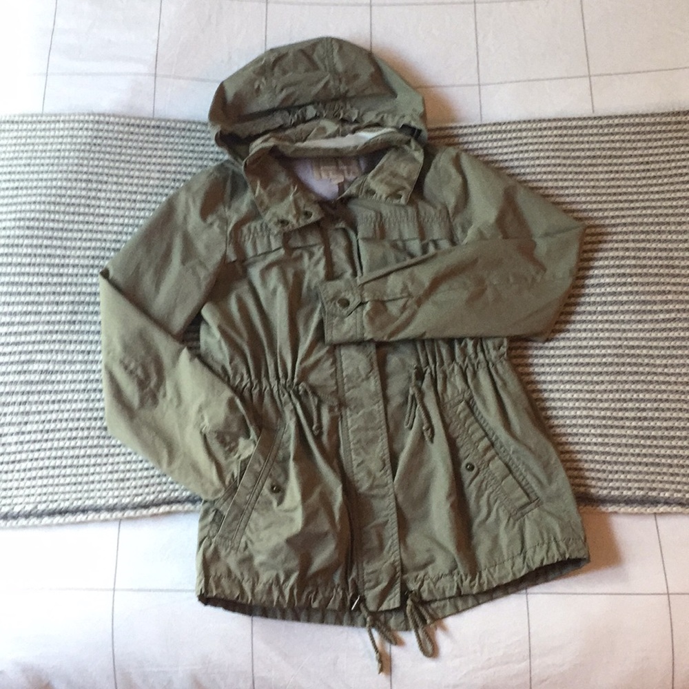 Banana Republic Olive Green Anorak